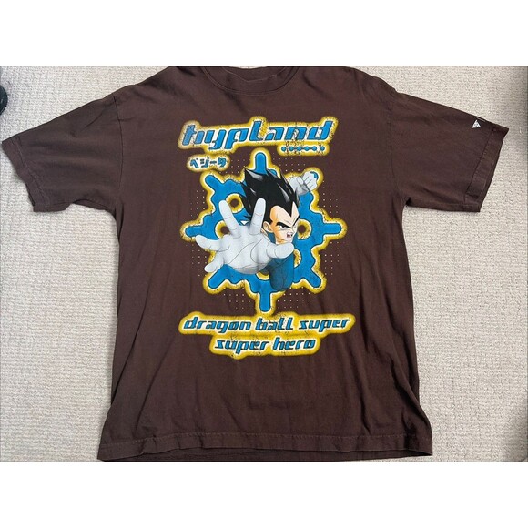 RARE HYPLAND x DRAGON BALL SUPER MOVIE VEGETA T-SHIRT MENS SZ LARGE goku piccolo - Picture 1 of 7